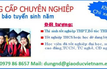 Tuyển sinh trung cấp tại Hà Nội Tuyển sinh trung cấp tại Hà Nội
