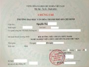 Khóa bồi dưỡng tiêu chuẩn chức danh nghề nghiệp viên chức chuyên ngành thư viện Chứng chỉ chuẩn chức danh thư viện
