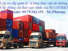 Khóa học sơ cấp quản lý và khai thác vận tải đường bộ Khóa học sơ cấp quản lý và khai thác vận tải đường bộ