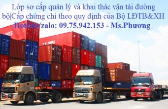 Khóa học sơ cấp quản lý và khai thác vận tải đường bộ Khóa học sơ cấp quản lý và khai thác vận tải đường bộ
